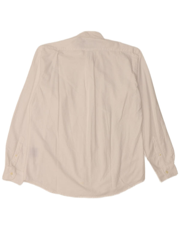 HENRI LLOYD Мужская рубашка большого размера из хлопка белого цвета