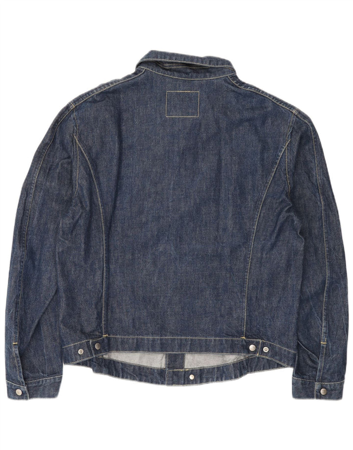 Женская джинсовая куртка Levi's UK 42 XL, темно-синяя, хлопок