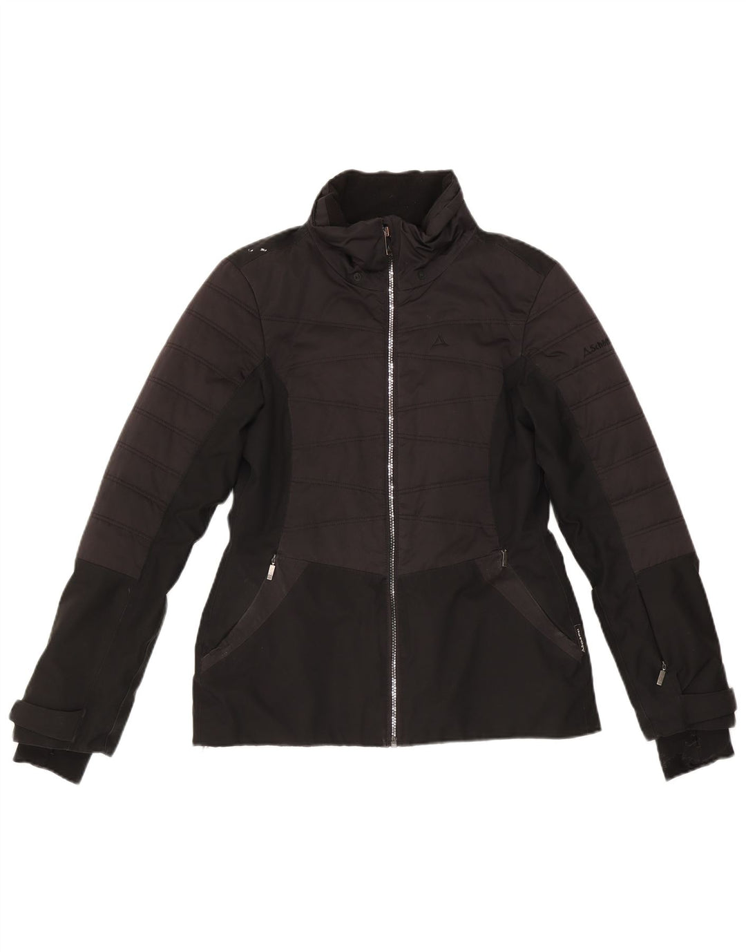 Женская стеганая куртка Schoffel UK 10 маленькая черная из полиэстера