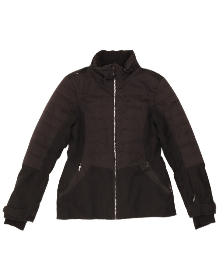Женская стеганая куртка Schoffel UK 10 маленькая черная из полиэстера