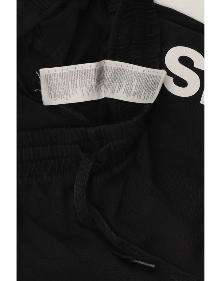 Мужские спортивные шорты Adidas с рисунком, средний черный хлопок
