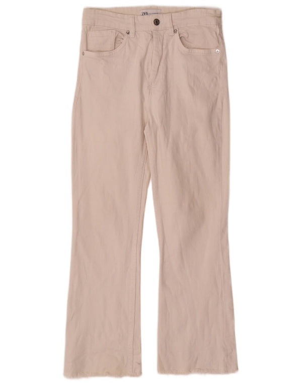 Женские укороченные джинсы Zara EU 38, маленькие W28 L25, белые