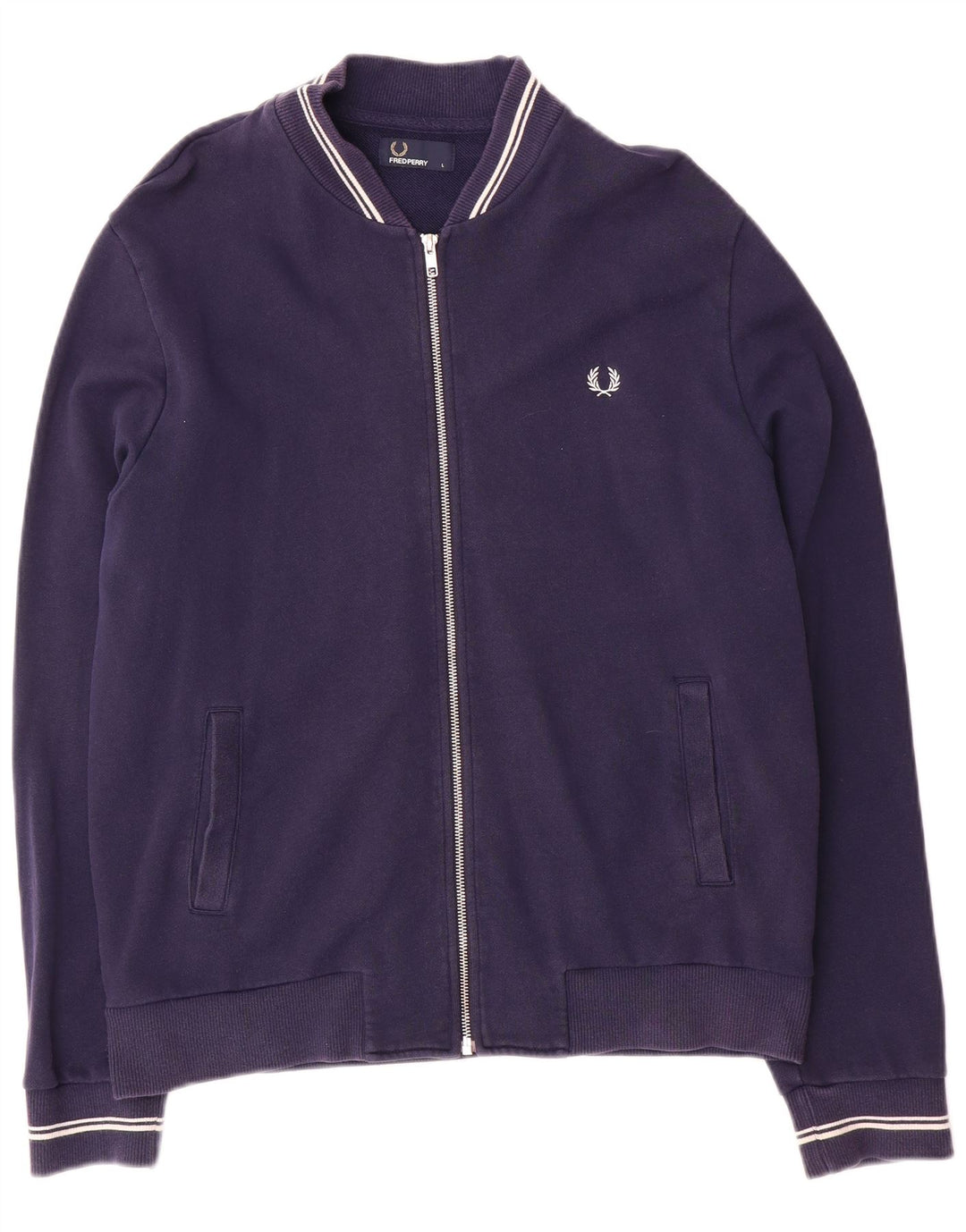 Мужской спортивный костюм Fred Perry, большая темно-синяя хлопковая куртка