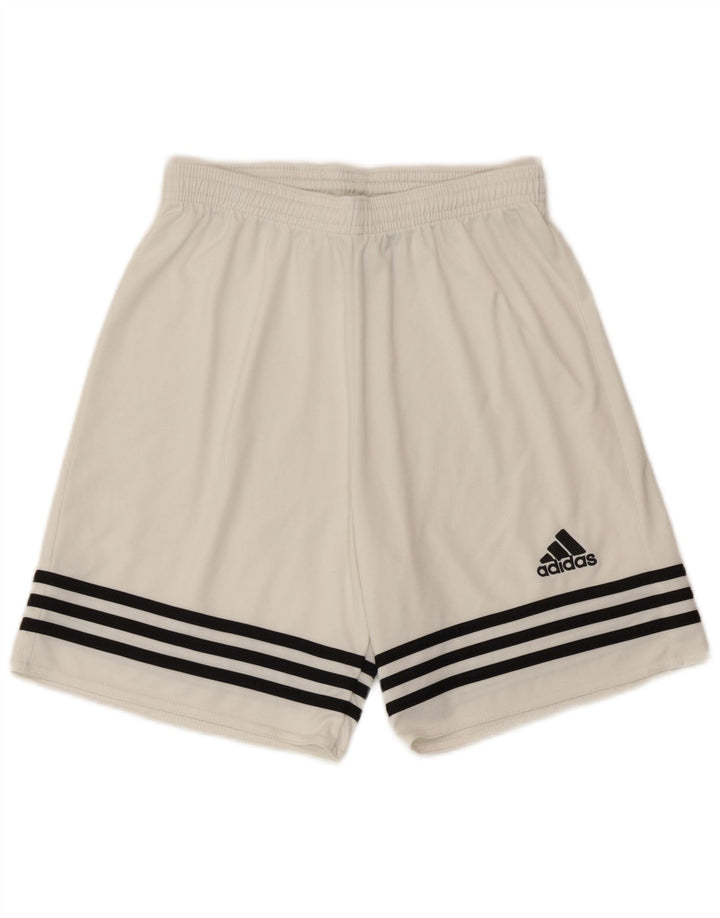 Мужские спортивные шорты Adidas Climalite, маленький белый полиэстер