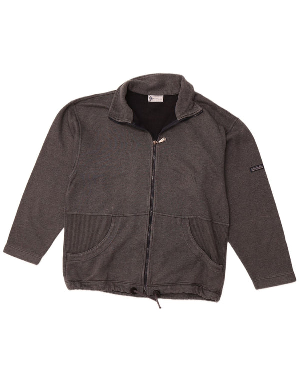 Мужской спортивный костюм SERGIO TACCHINI, верхняя куртка из хлопка среднего серого цвета