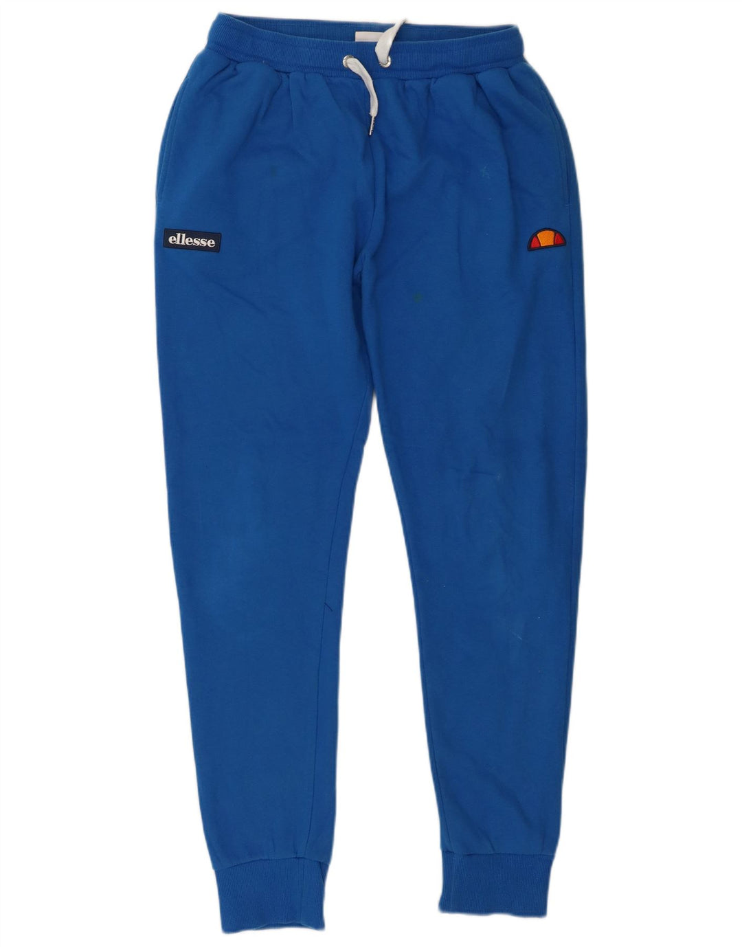 Мужские спортивные брюки Ellesse с графическим рисунком, джоггеры, средний синий хлопок, хлопок