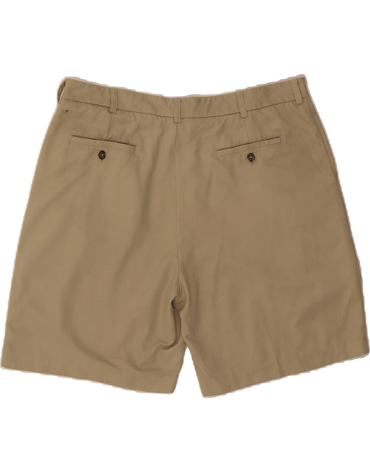 IZOD Mens Chino Shorts W40 XL Beige Polyester Vintage Izod and Second-Hand Izod from Messina Hembry 