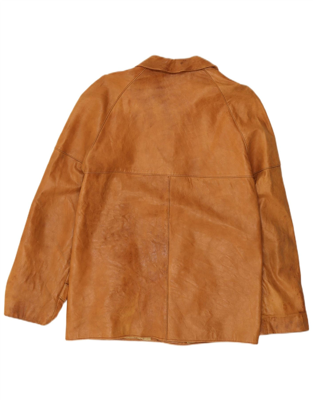 GB.PEDRINI Мужская кожаная куртка IT 48 Medium Beige Leather