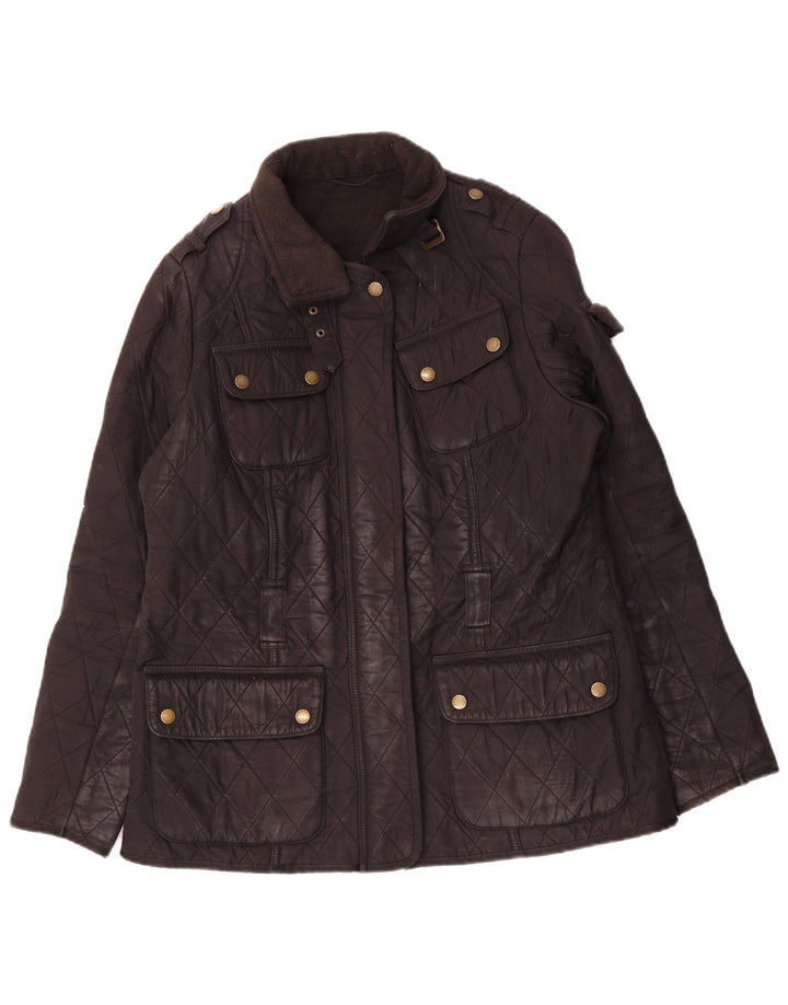 Женская стеганая куртка Barbour UK 14, большая черная, полиэстер