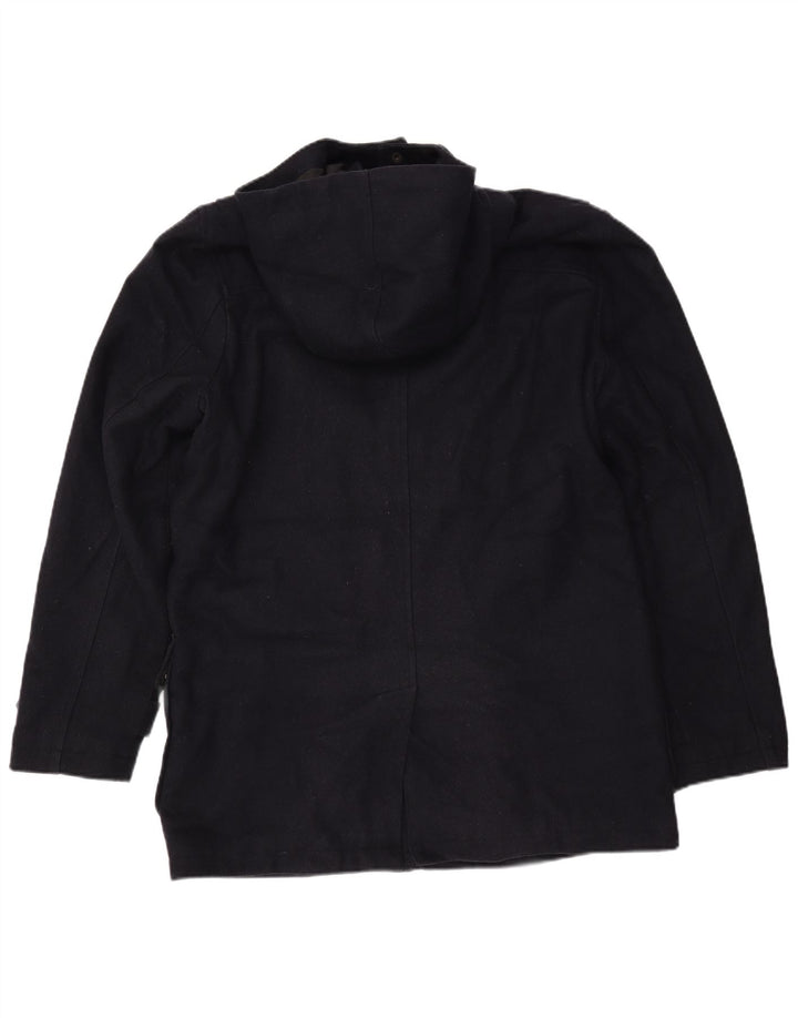 Мужской дафлкот с капюшоном CEDARWOOD STATE UK 40, большой темно-синий полиэстер