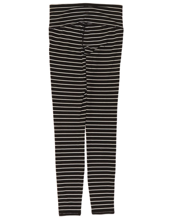 Женские леггинсы ATHLETA UK 6 XS, нейлон в черную полоску