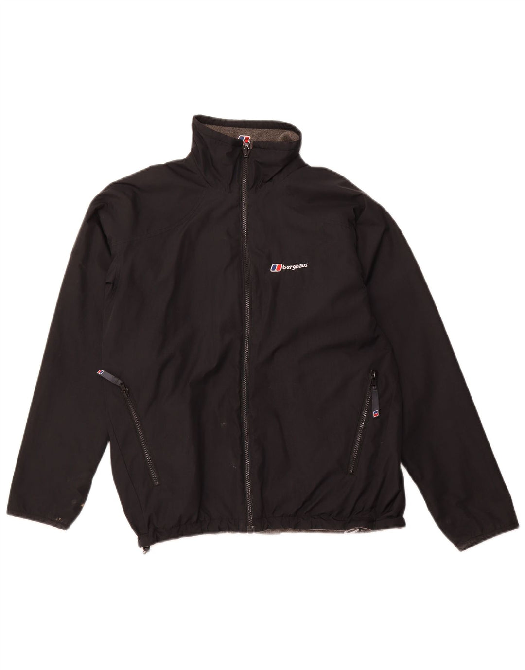 BERGHAUS Женская двусторонняя куртка UK 12, средний черный полиэстер