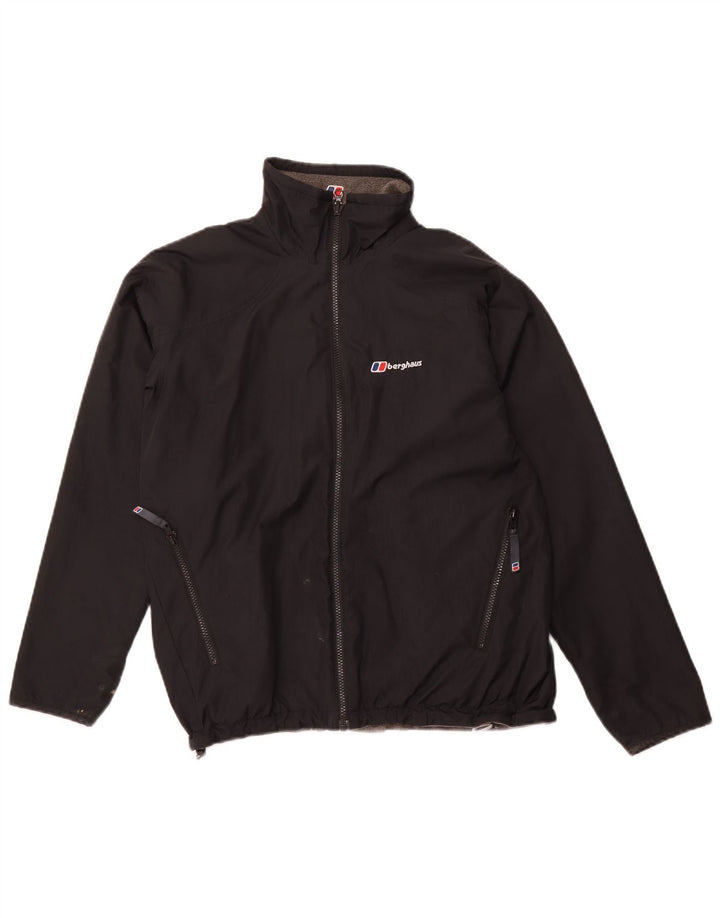 BERGHAUS Женская двусторонняя куртка UK 12, средний черный полиэстер