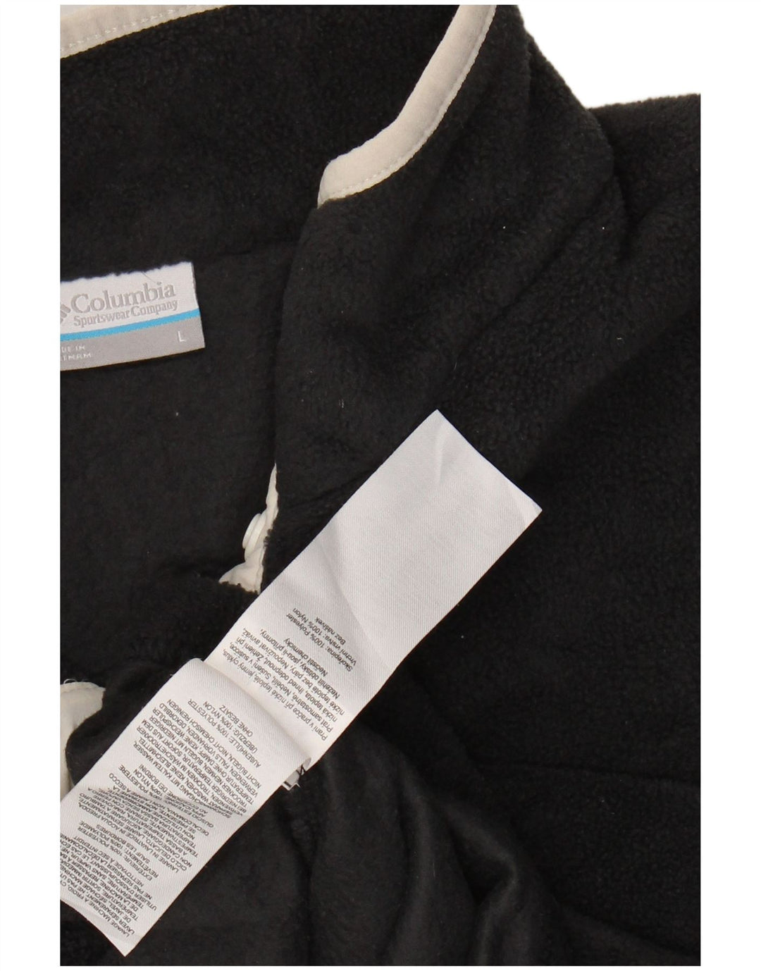 Женский флисовый джемпер COLUMBIA с воротником на пуговицах, Великобритания, 16, большой серый полиэстер