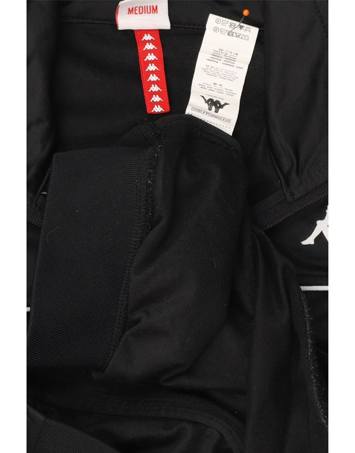 KAPPA Женский спортивный костюм с графическим рисунком, верхняя куртка UK 14, средний черный с цветными блоками