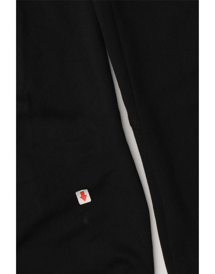 Мужские спортивные брюки Nike Dri Fit среднего размера, полиэстер с цветными блоками, средний черный