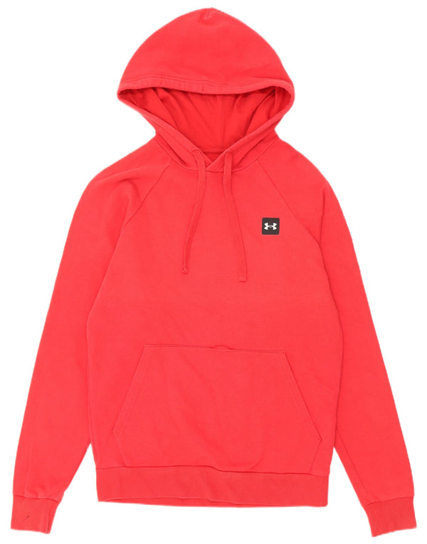 Мужской джемпер с капюшоном Under Armour XS, красный хлопок