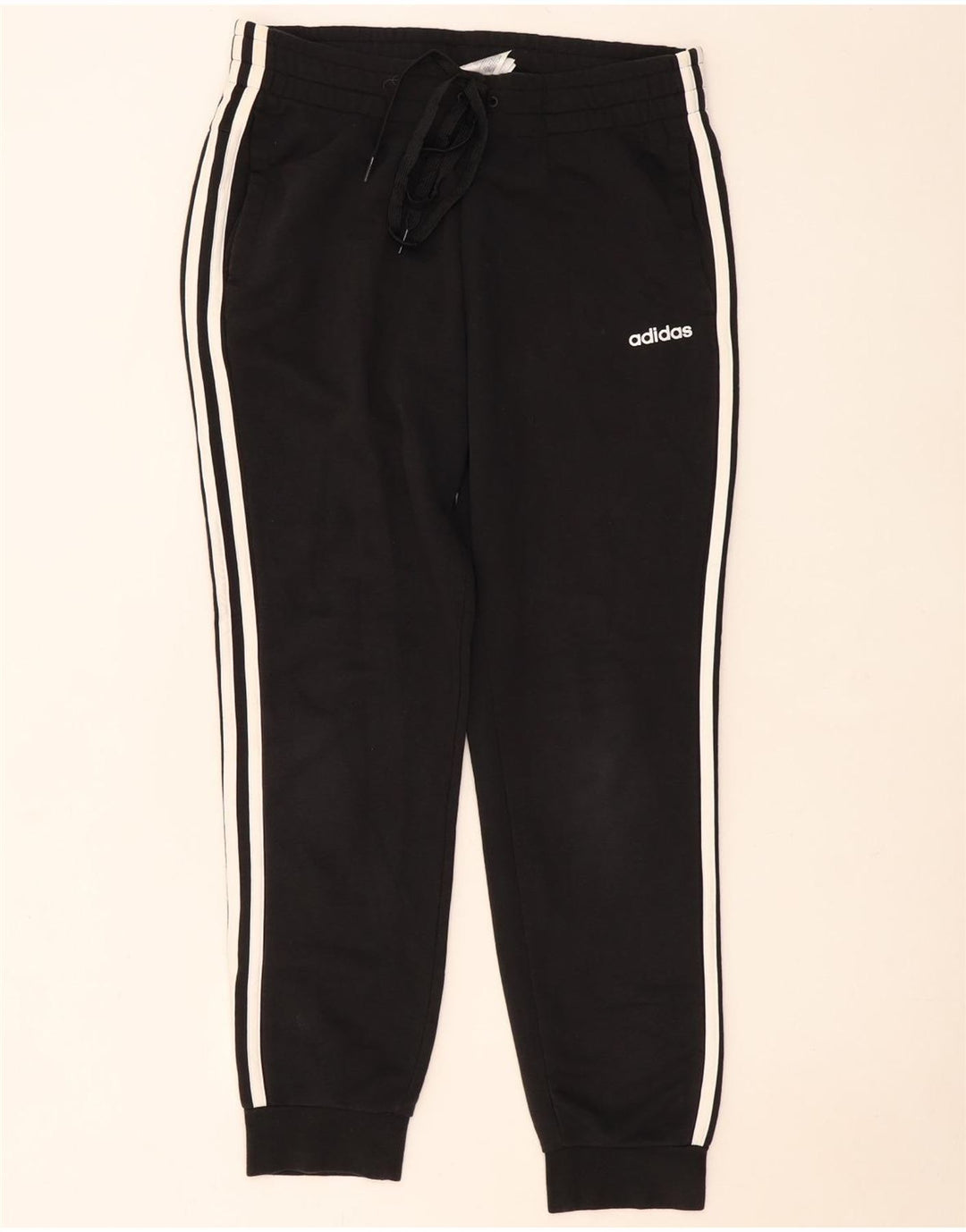 Женские спортивные брюки Adidas Joggers UK 12/14, средний черный хлопок