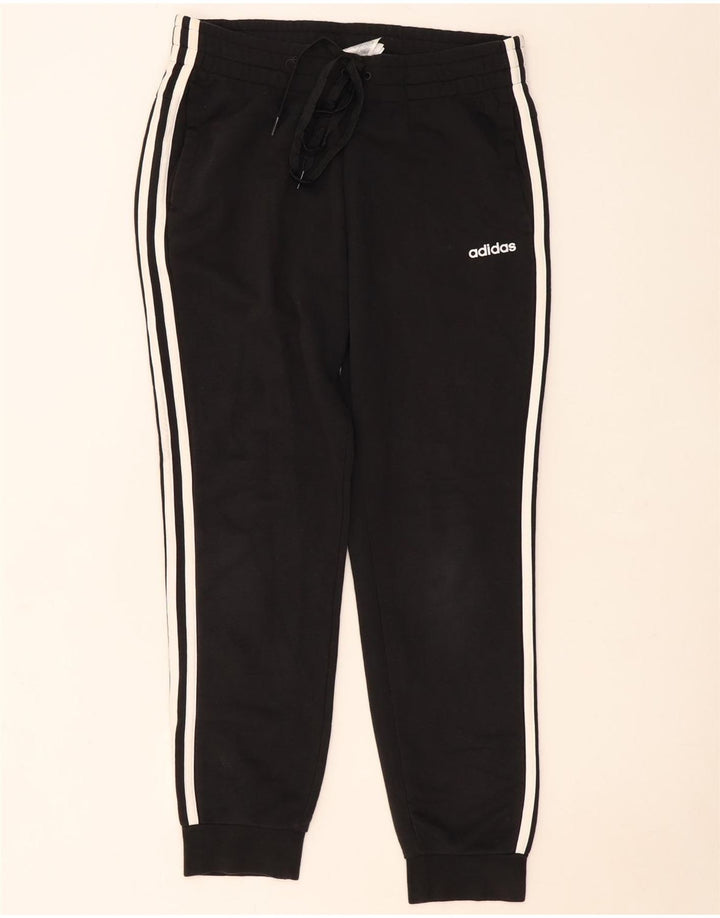 Женские спортивные брюки Adidas Joggers UK 12/14, средний черный хлопок