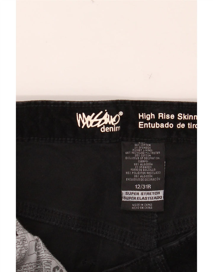 MOSSIMO Женские повседневные узкие брюки с высокой талией США 12, большие W31 L29, черные