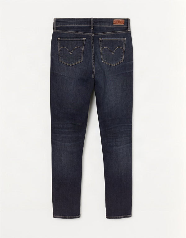 Женские джинсы скинни с низкой талией Levi's W28 L32, синий хлопок