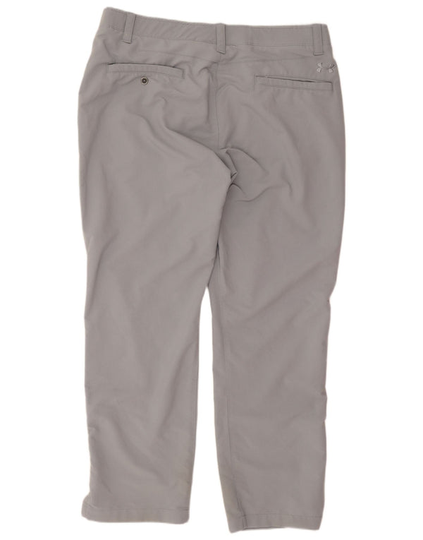 Мужские прямые брюки чинос Under Armour W38 L30, серый нейлон