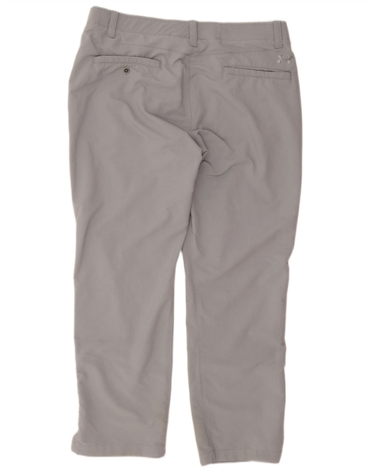 Мужские прямые брюки чинос Under Armour W38 L30, серый нейлон