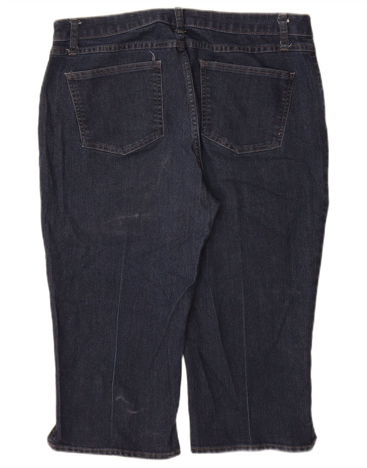 Женские капри LEE Riders со средней посадкой США 14, большие W34 L19, темно-синие