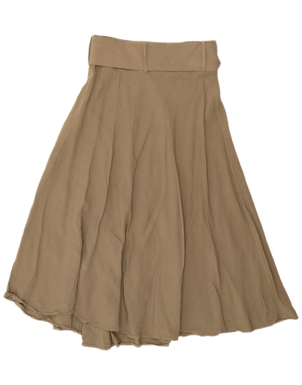 Женская расклешенная юбка Zara Medium W28 Хаки