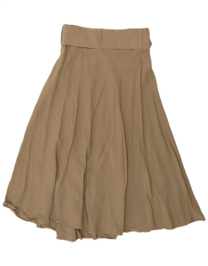 Женская расклешенная юбка Zara Medium W28 Хаки