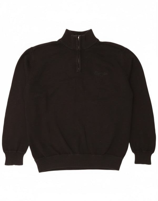 Мужской свитер Wrangler с воротником на молнии XL, черный хлопок