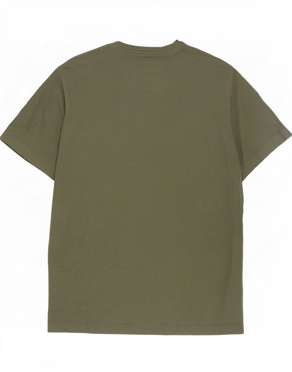 Crew Clothing Mens T-Shirt Top Small Khaki Cotton