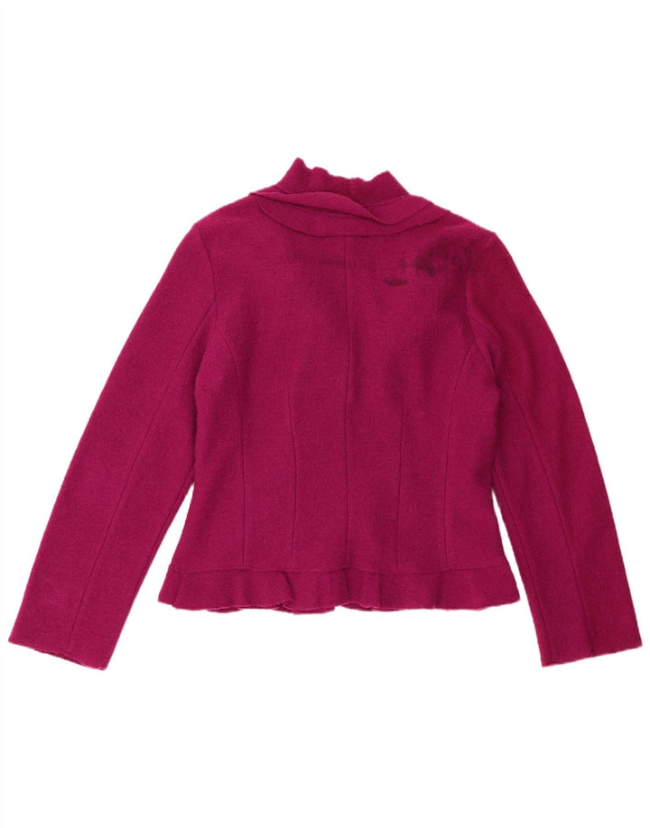 Женский пиджак Fenn Wright Manson на 2 пуговицах, Великобритания, 16, большой розовый с цветочным принтом