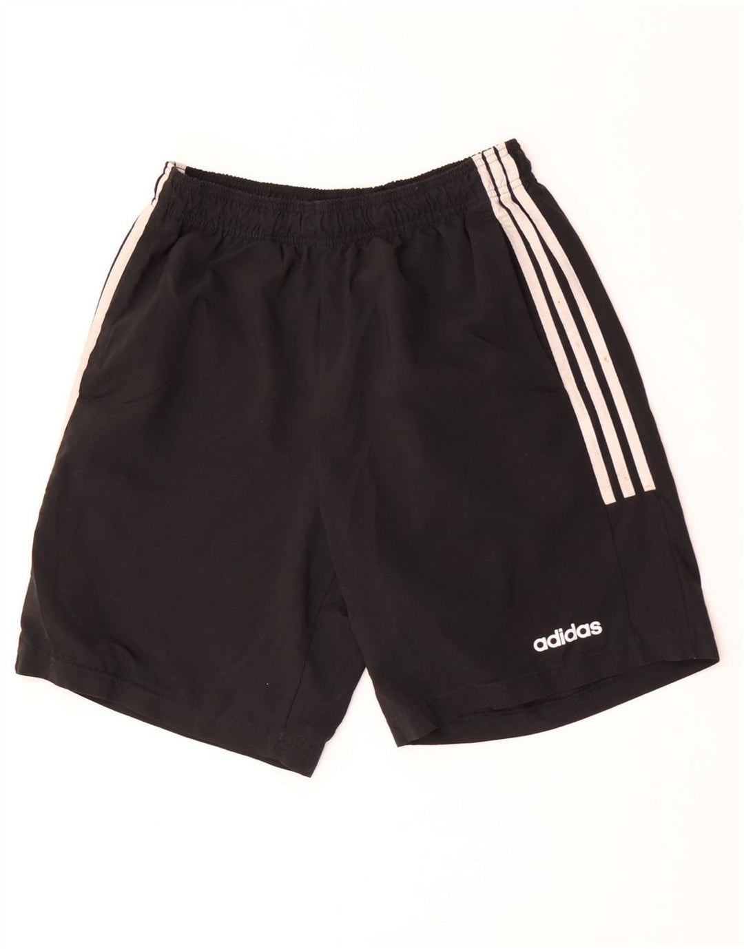 Мужские спортивные шорты Adidas UK 12, средний черный полиэстер