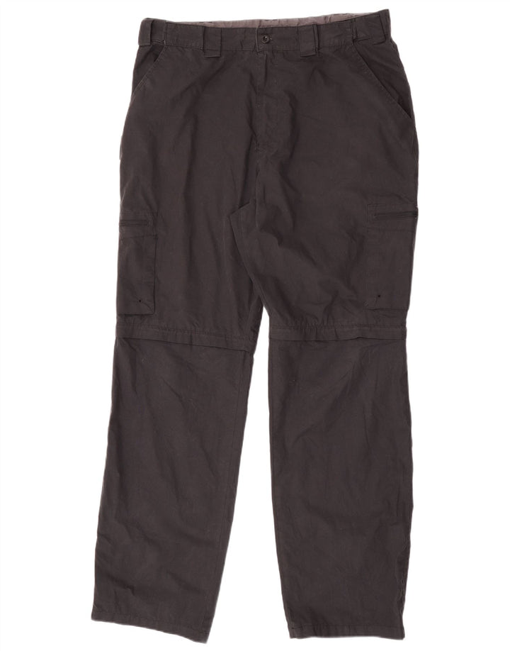 Мужские прямые брюки-карго Mountain Warehouse W36 L31, черный полиэстер