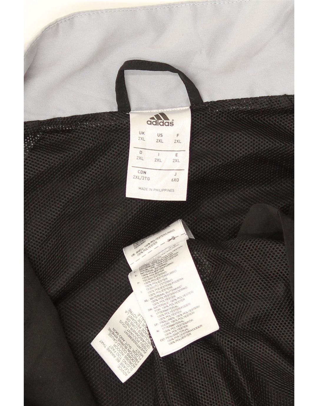 Мужской спортивный костюм Adidas Top Jacket 2XL Черный Полиэстер с цветными блоками Спортивный