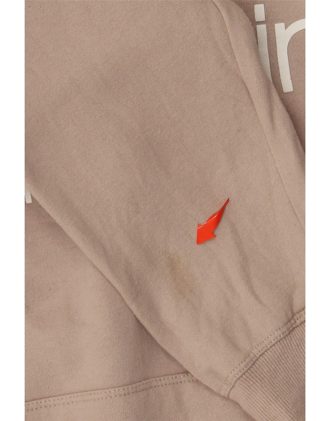 CALVIN KLEIN Женский джемпер свободного кроя с капюшоном UK 14, средний бежевый