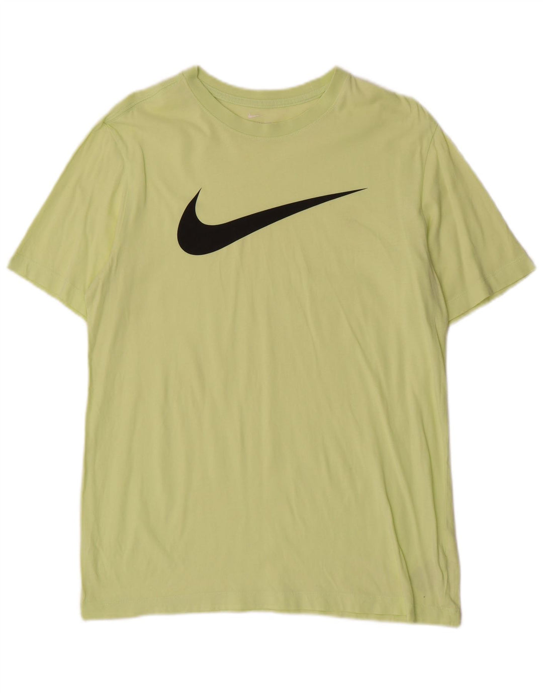 Мужская футболка с рисунком Nike, хлопковый топ среднего зеленого цвета