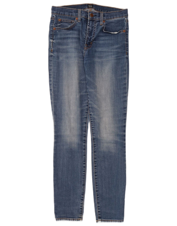 Женские джинсы скинни Gap W28 L30, синие, хлопок
