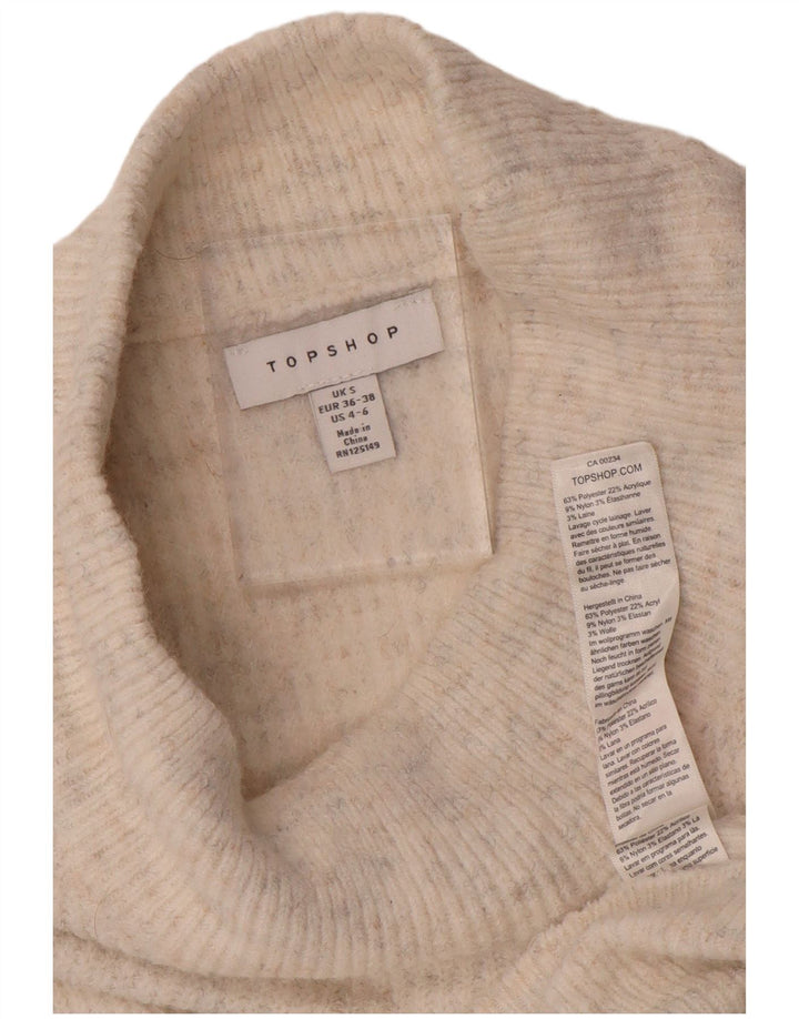 Женский джемпер Topshop UK 10, маленький размер, белый полиэстер