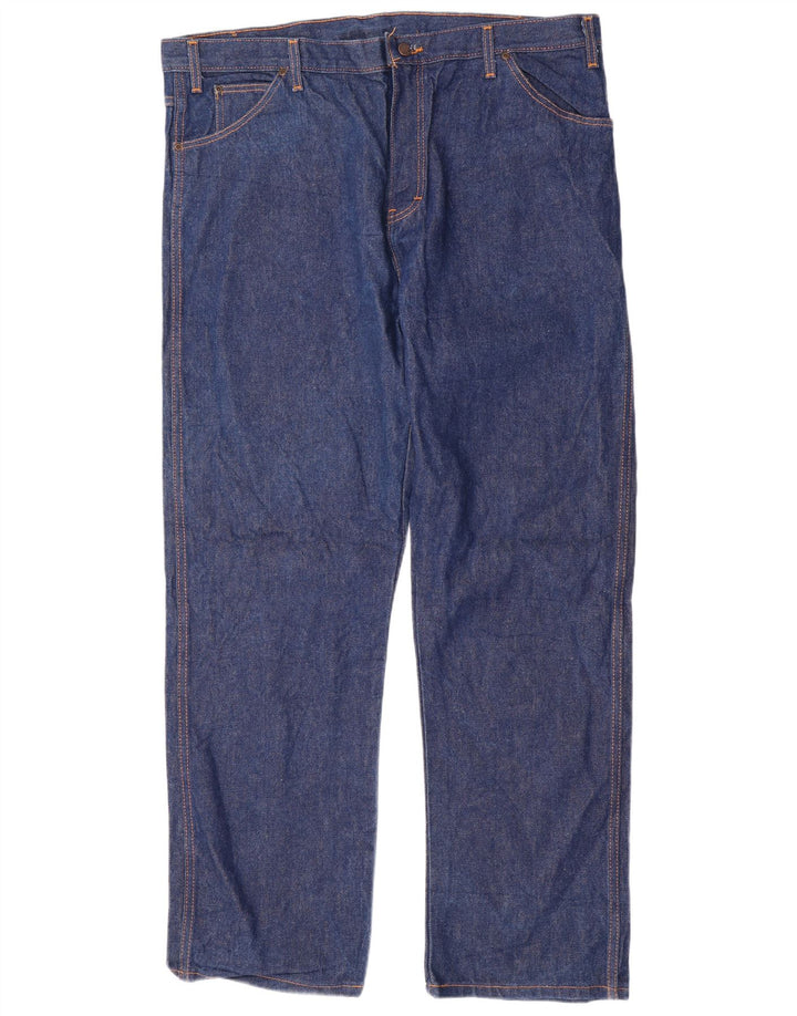 Мужские прямые джинсы DICKIES стандартного кроя W42 L34, синий хлопок