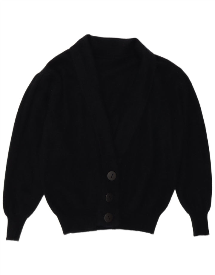 Винтажный женский кардиган-свитер UK 16, большой темно-синий