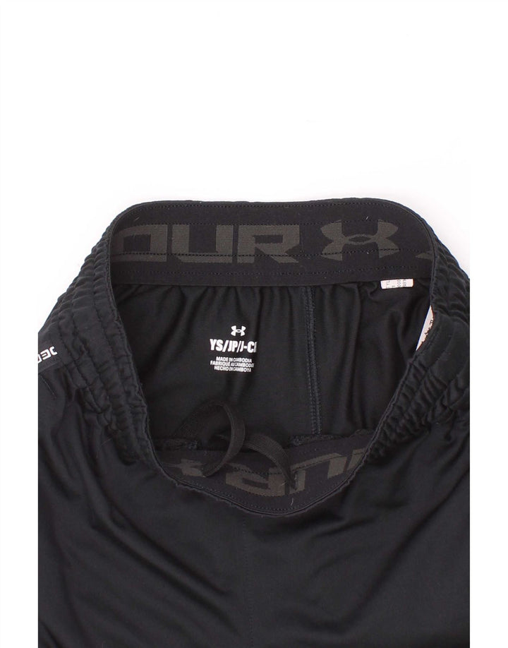 Спортивные шорты с рисунком Under Armour для мальчиков, 7–8 лет, маленькие черные из полиэстера