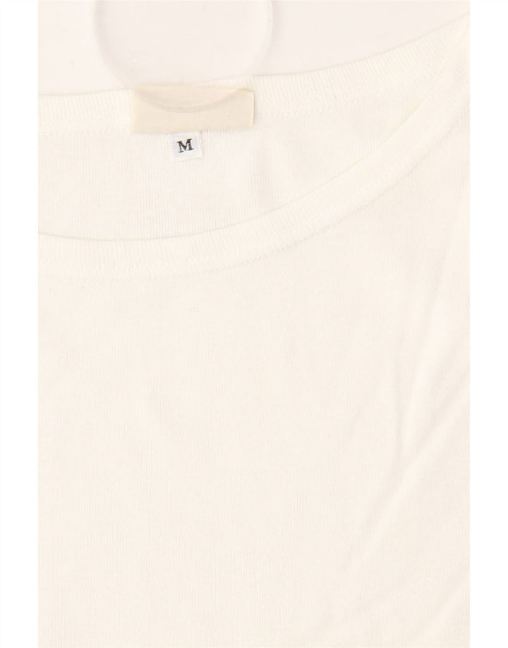 SISLEY Womens Cami Top UK 12 Medium White Cotton Vintage Sisley and Second-Hand Sisley from Messina Hembry 
