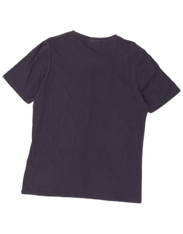 Hugo Boss Мужская футболка с рисунком Top XL Темно-синий хлопок
