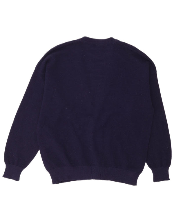 Мужской кардиган Lacoste, размер 6 XL, темно-синий, шерсть