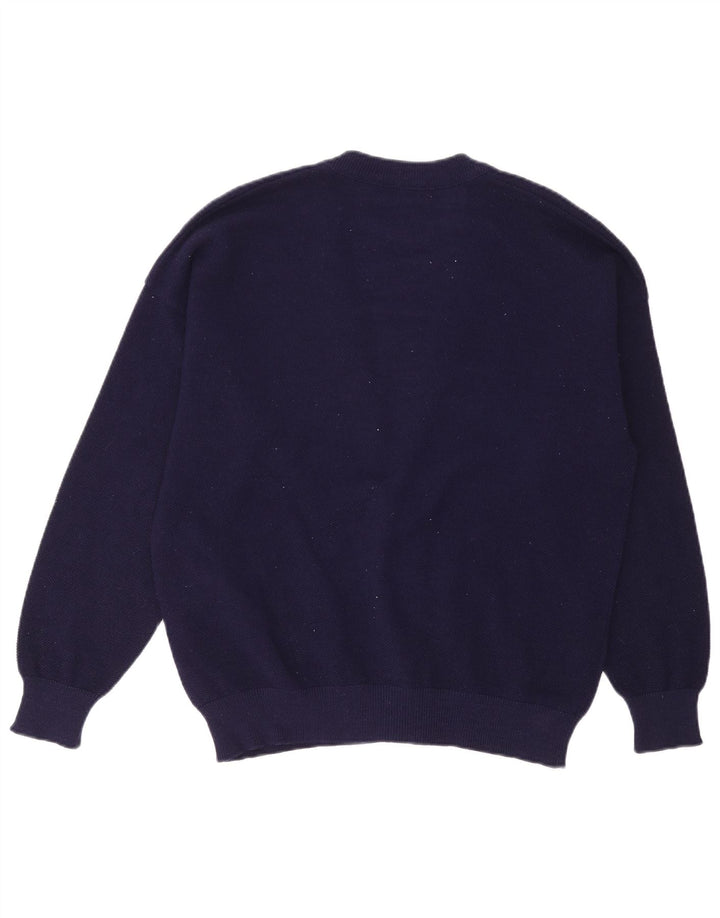 Мужской кардиган Lacoste, размер 6 XL, темно-синий, шерсть