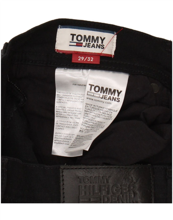 Мужские прямые джинсы TOMMY HILFIGER Ryan W29 L32, черный хлопок
