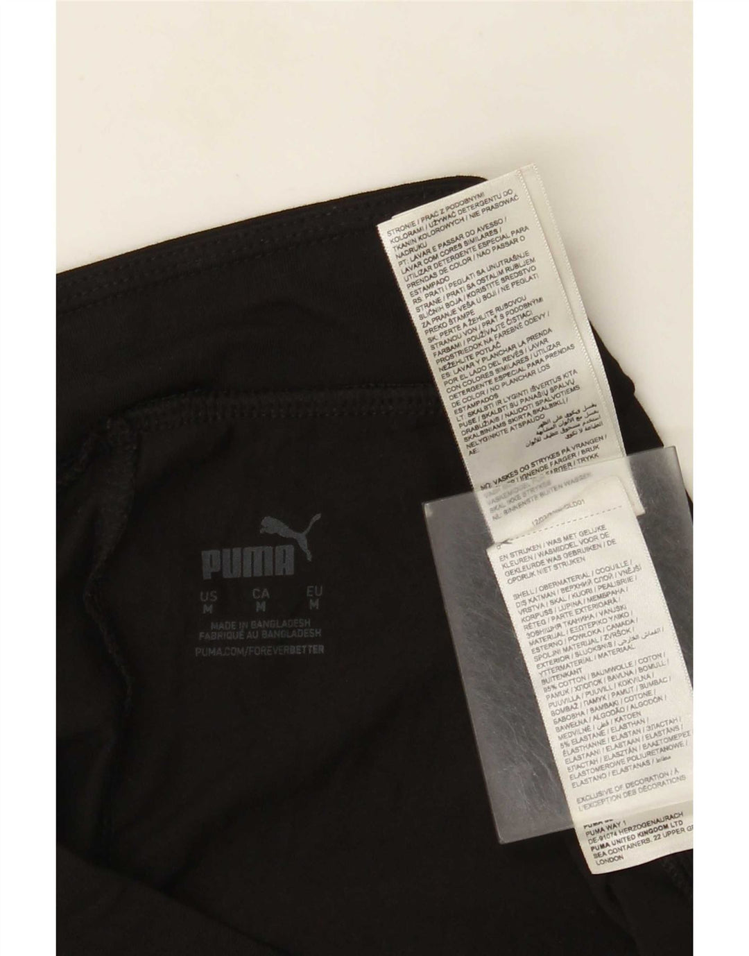 Женские леггинсы Puma UK 12, хлопковые, среднего размера, черные