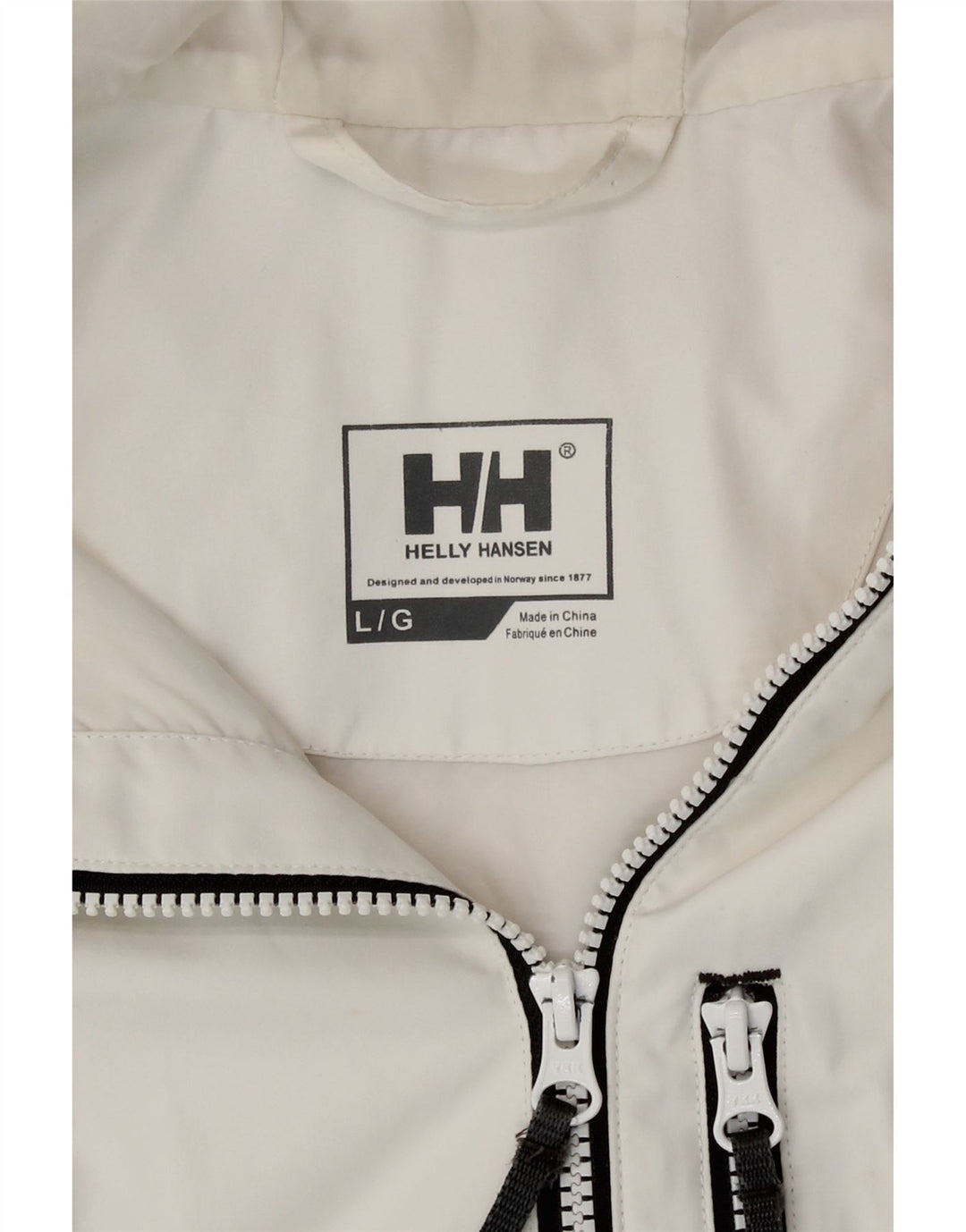 Женский плащ с капюшоном Helly Hansen UK 16, большой белый